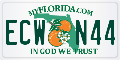 FL license plate ECWN44