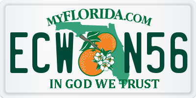 FL license plate ECWN56