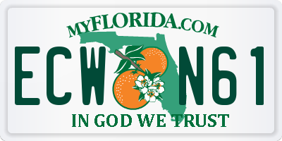 FL license plate ECWN61