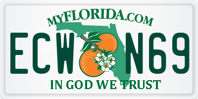 FL license plate ECWN69
