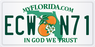 FL license plate ECWN71