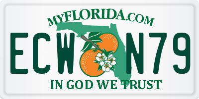 FL license plate ECWN79