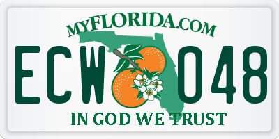 FL license plate ECWO48