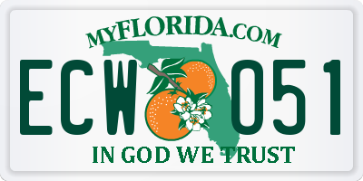 FL license plate ECWO51