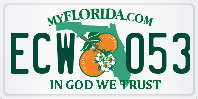 FL license plate ECWO53