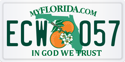 FL license plate ECWO57
