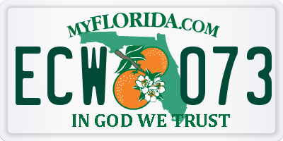 FL license plate ECWO73