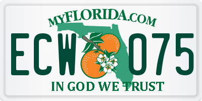 FL license plate ECWO75
