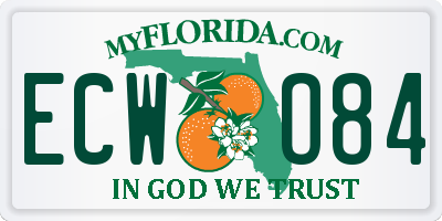 FL license plate ECWO84