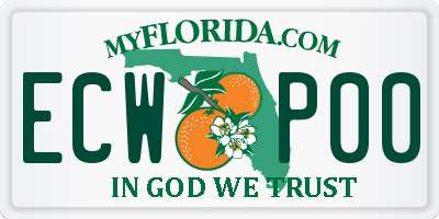 FL license plate ECWP00