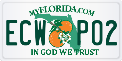 FL license plate ECWP02