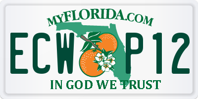 FL license plate ECWP12