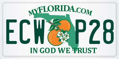 FL license plate ECWP28