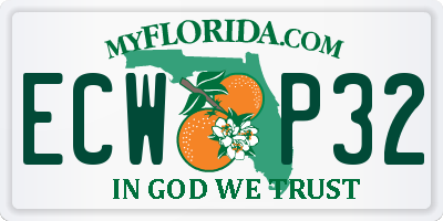 FL license plate ECWP32