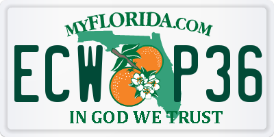 FL license plate ECWP36
