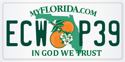 FL license plate ECWP39