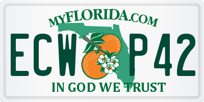 FL license plate ECWP42