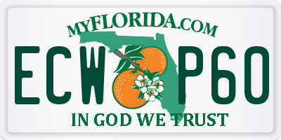 FL license plate ECWP60