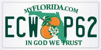 FL license plate ECWP62