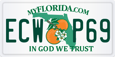 FL license plate ECWP69