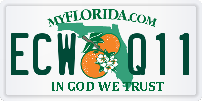 FL license plate ECWQ11