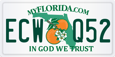 FL license plate ECWQ52