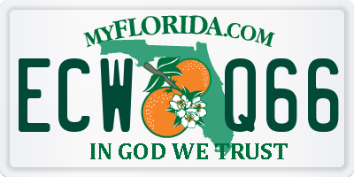 FL license plate ECWQ66