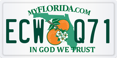 FL license plate ECWQ71
