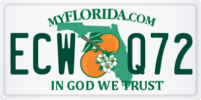 FL license plate ECWQ72