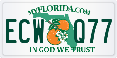 FL license plate ECWQ77