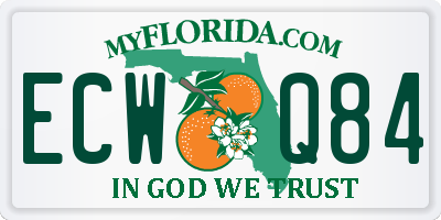FL license plate ECWQ84