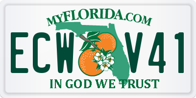 FL license plate ECWV41