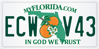FL license plate ECWV43