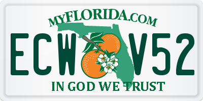 FL license plate ECWV52