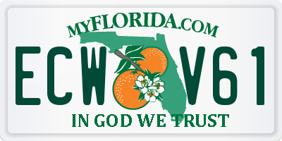 FL license plate ECWV61