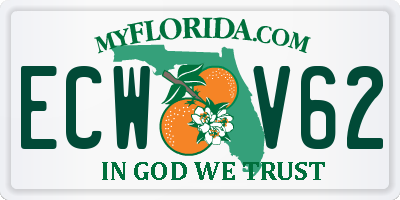 FL license plate ECWV62
