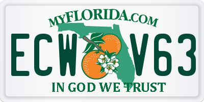 FL license plate ECWV63