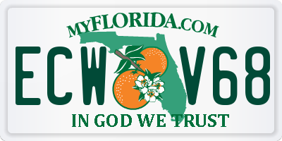 FL license plate ECWV68