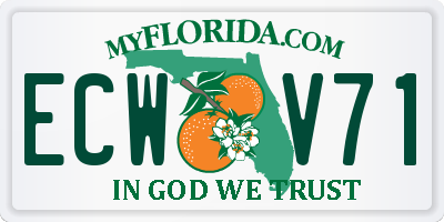 FL license plate ECWV71