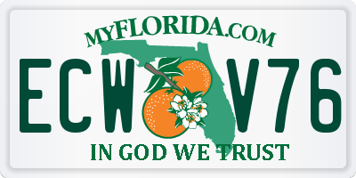 FL license plate ECWV76