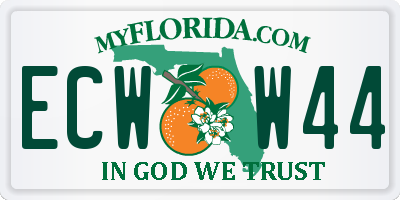 FL license plate ECWW44