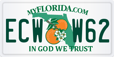 FL license plate ECWW62