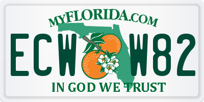 FL license plate ECWW82