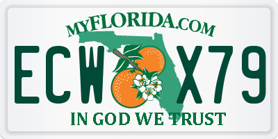 FL license plate ECWX79