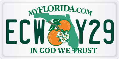 FL license plate ECWY29