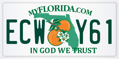 FL license plate ECWY61
