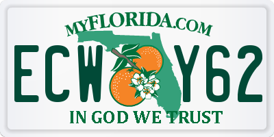 FL license plate ECWY62
