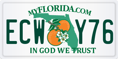 FL license plate ECWY76