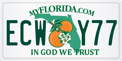FL license plate ECWY77