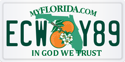 FL license plate ECWY89
